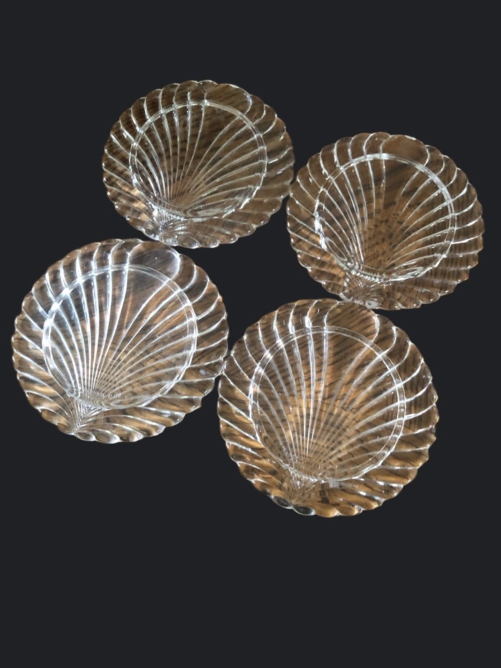 Vintage Art Deco Clear Lucite Coaster